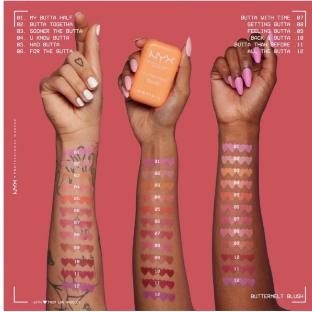 NYX Buttermelt Pressed Powder Blush “All The Butta”